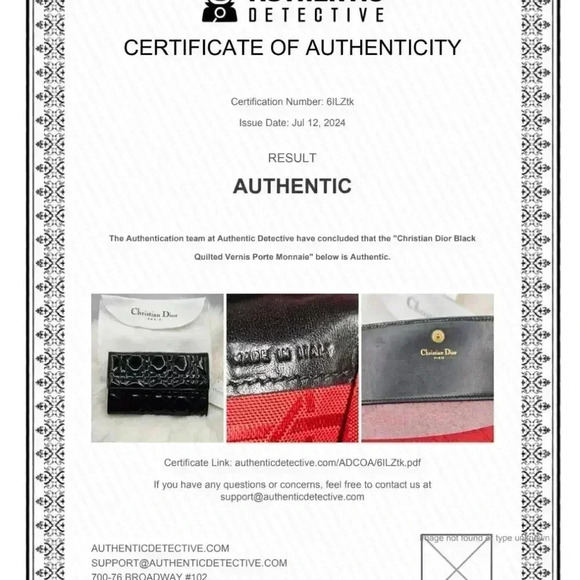 Dior Black Quilted Patent Leather Porte  Monnaie - Picture 4 of 17